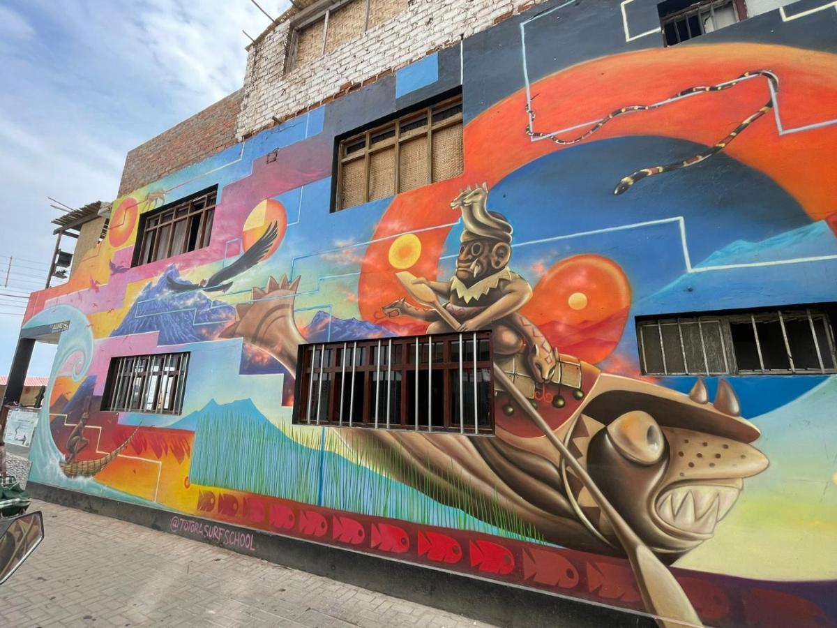 Totora Surf Hostel Huanchaco Exterior foto