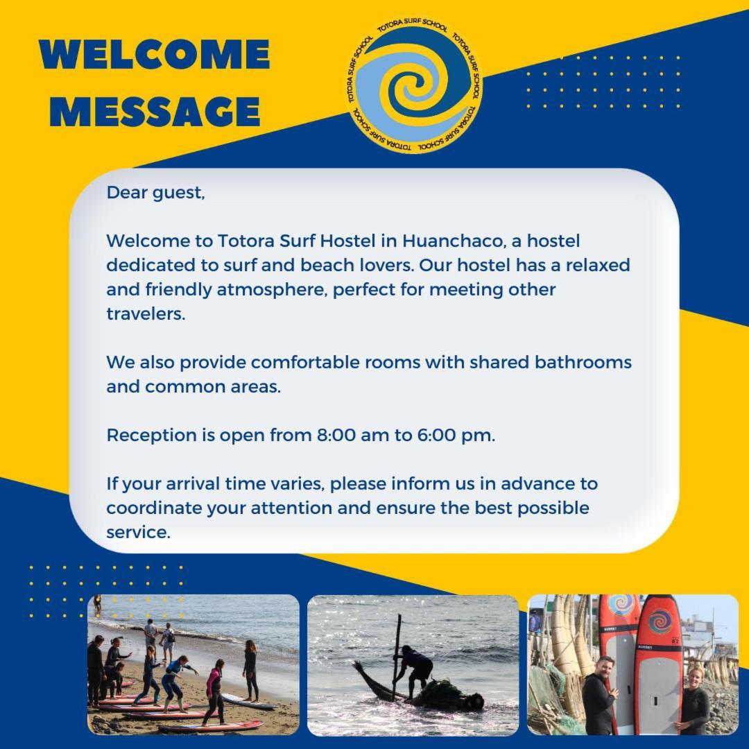 Totora Surf Hostel Huanchaco Exterior foto